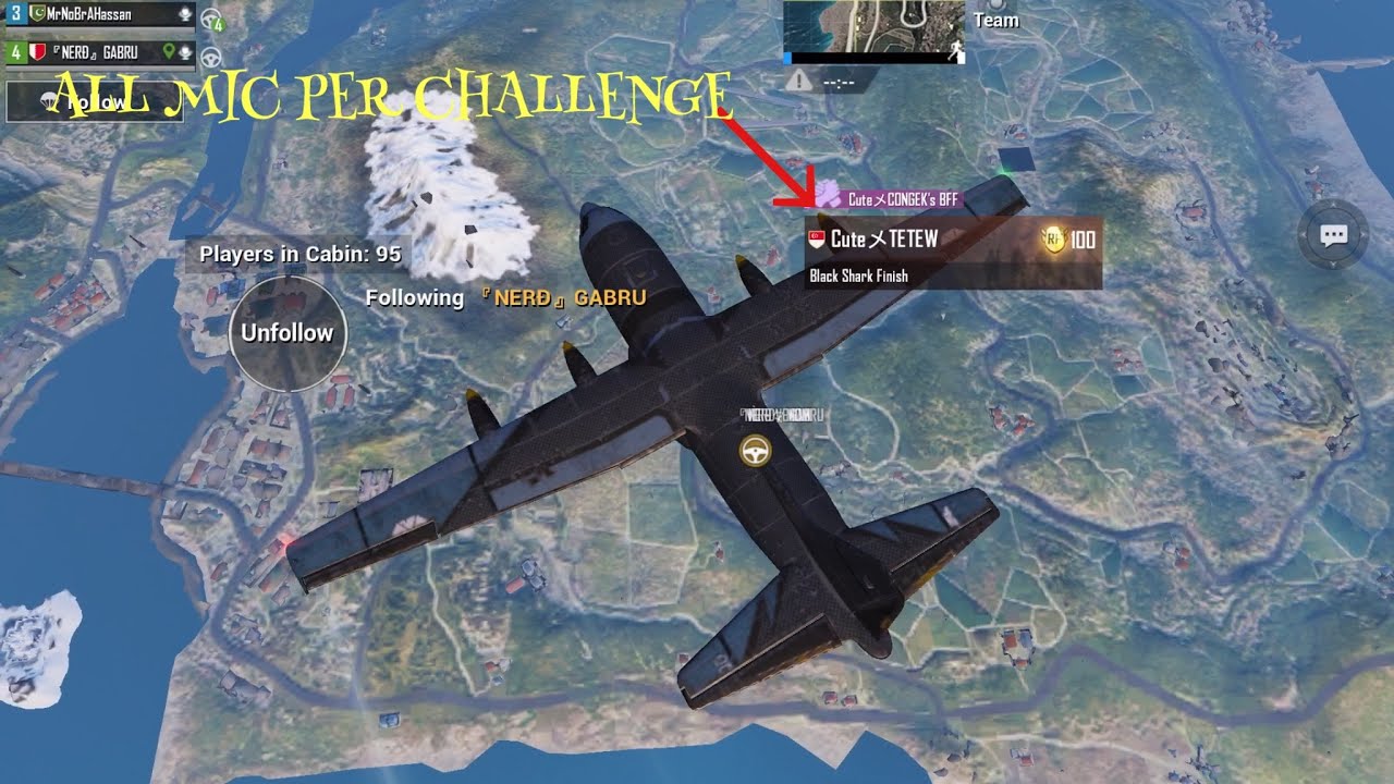 All mic per challenge | pubg mobile | gameplay