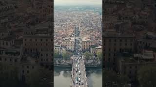 Streets of the Eternal City from above