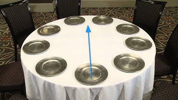 Setting Banquet Tables