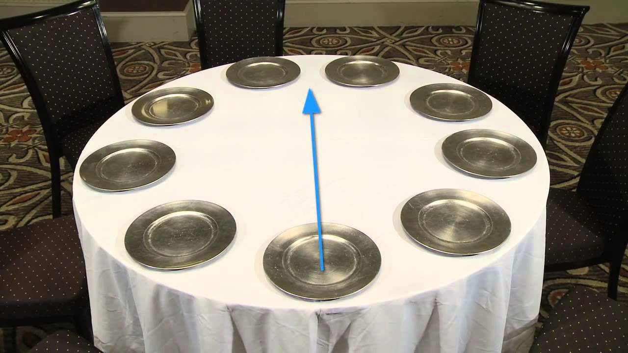 Setting Banquet Tables YouTube