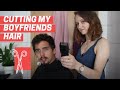 I CUT MY BOYFRIEND'S HAIR WITHOUT EXPERIENCE [ESP SUB] | i&e