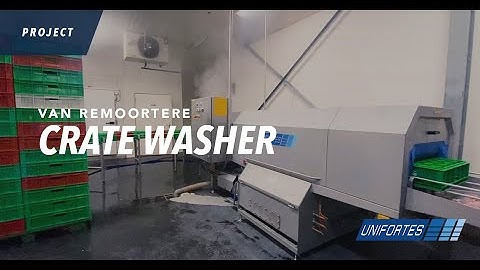 Unifortes Crate Washer: Revolutionizing cleaning at Van Remoortere