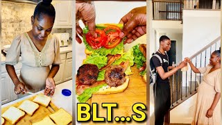 MAKING A CLASSIC BLT BUT WITH SAUSAGES: OUR MORNING ROUTINE WITH 6 KIDS - THEOPMS