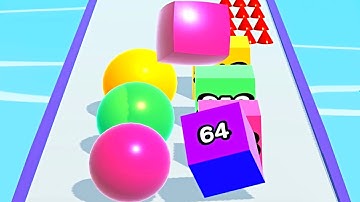 Ball Run 2048 Merge Number ! MAX LEVELS Gameplay Walkthrough New Update Part 374 android, ios