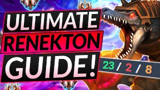 NEW UPDATED RENEKTON GUIDE  BEST TIPS, BUILDS, COMBOS and Mechanics  LoL Guide