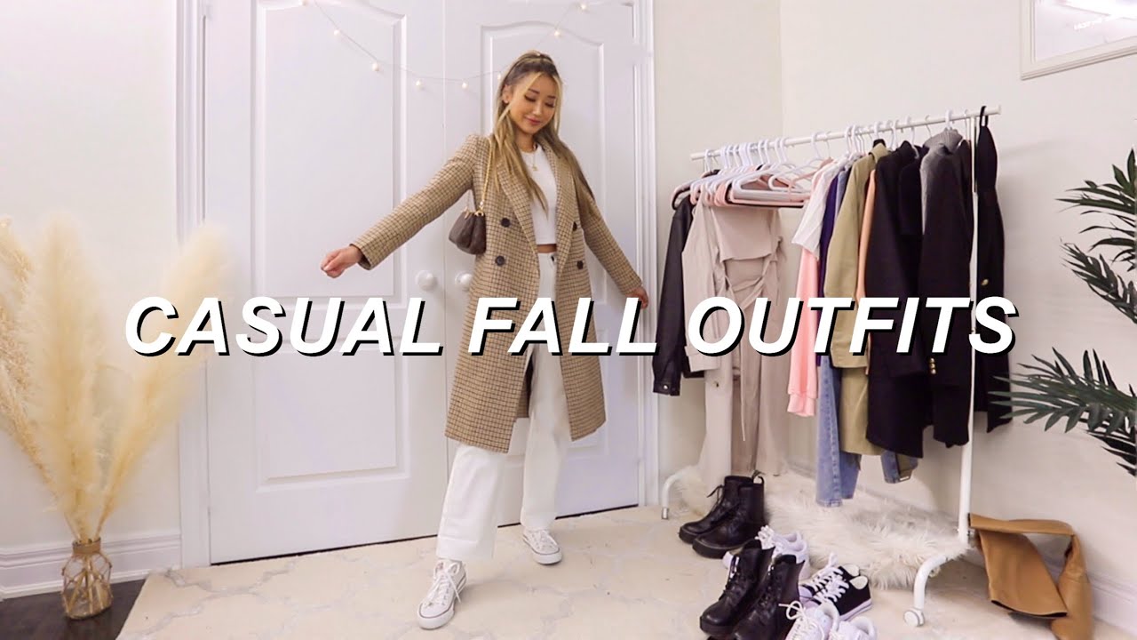 ⁣CASUAL FALL OUTFITS 🍁 | aesthetic & trendy fashion lookbook