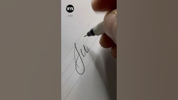 Julia Name Calligraphy, write your name #foryou #name #calligraphy #art
