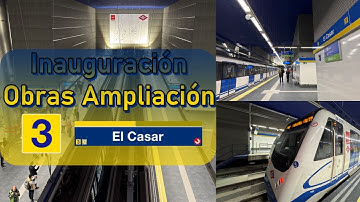 Metro de Madrid: llega la Línea 3 a El Casar 🚆 Inauguración oficial
