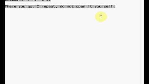 Fun with batch files.