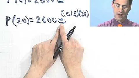 Applying Natural Exponential Functions