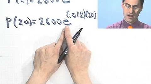 Applying Natural Exponential Functions