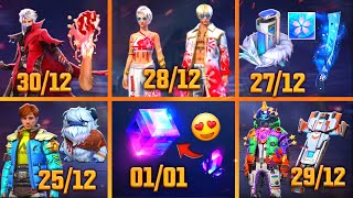 2 CUBO GRÁTIS, LOJA MISTERIOSA, NOVO PUNHO, SKINS GRÁTIS, RECARGAS - CALENDÁRIO SEMANAL FREE FIRE