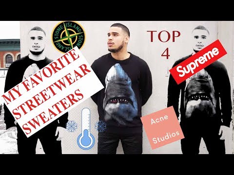 AWESOME STREETWEAR SWEATERS FOR WINTER/SPRING!! (ACNE STUDIOS, STONE ISLAND, SUPREME, GIVENCHY)