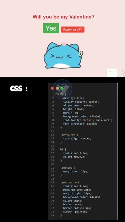 Valentine's day message Card using HTML CSS JavaScript #html #css # ...