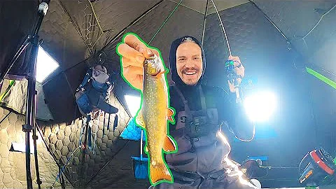Ice Fishing Rocky Mountain National Park for Brook...