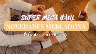 SUPER MEGA HAUL + NOVEDADES DE MERCADONA + CALENDARIOS+ RECOMENDACIONES