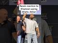 Dana S Reaction To Khamzat Saying Allahu Akbar