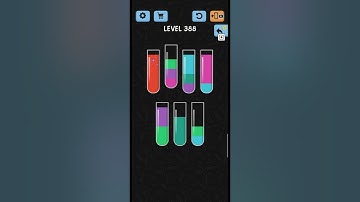 Water Color Sort Level No 388 walkthrough Solution Gameplay ,best Game for every one