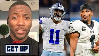 GET UP | Ryan Clark claims Jalen Hurts leads Eagles wins Cowboys easily if Dak doesn't come back