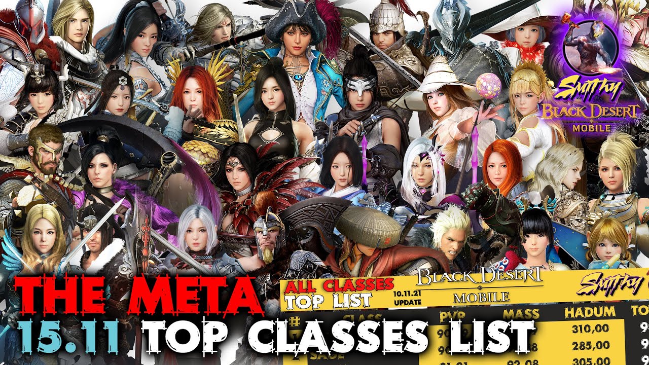 bdo mobile  Update  🏆15.11 SAGE UPDATE - THE META - ALL CLASSES TOP RANKING LIST - BEST ASCENSION AND AWAKENING TIER