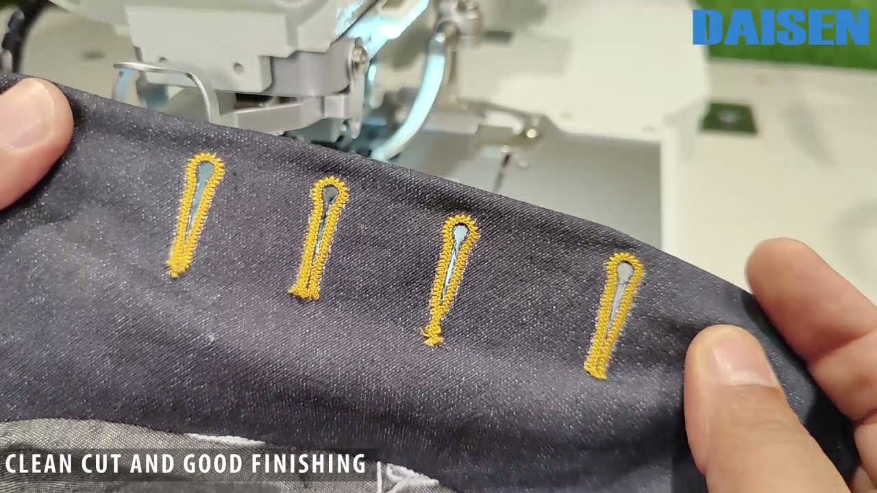 DAISEN 9820 D1 || Keyhole Eyelet Buttonholes || Fully