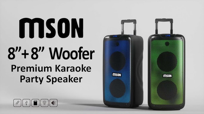 MSON Premium Karaoke Party Speaker (SP1111) #partyspeaker #trolleyspeaker