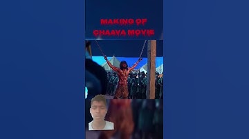😨😨 making  of chaava movie        #beindtheces #bts #vfx #chaava #vickykaushal  #shorts #viralvideo
