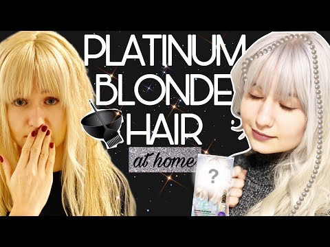 How To Get WHITE Hair At Home | Platinum Blonde🤍