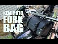 The KeMiMoto Motorcycle Fork Bag: The Perfect Accessory for on-the-go motorcycle rides!