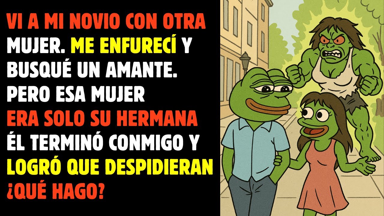 Creí que me ENGAÑABA pero solo era su HERMANA. Él causó que me DESPIDIERAN ¿qué DEBO HACER?