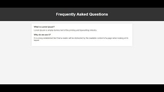 Building an Interactive FAQ Page with HTML, CSS, and JS | Step-by-Step Tutorial with Source Code