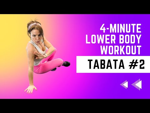 4-Minute Tabata Workout #2 of 4