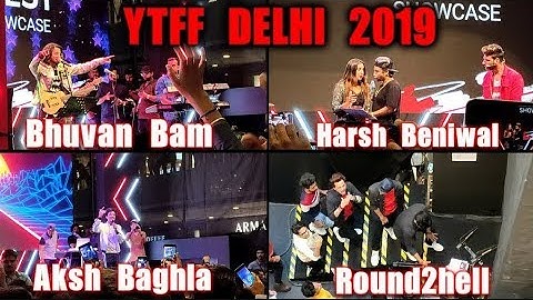 YouTube Fanfest Delhi 2019 | BB Ki Vines | Harsh Beniwal | Round to hell | R2H