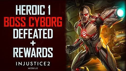 Injustice 2 | Advent of Chaos | Normal III  Boss Cyborg + Rewards