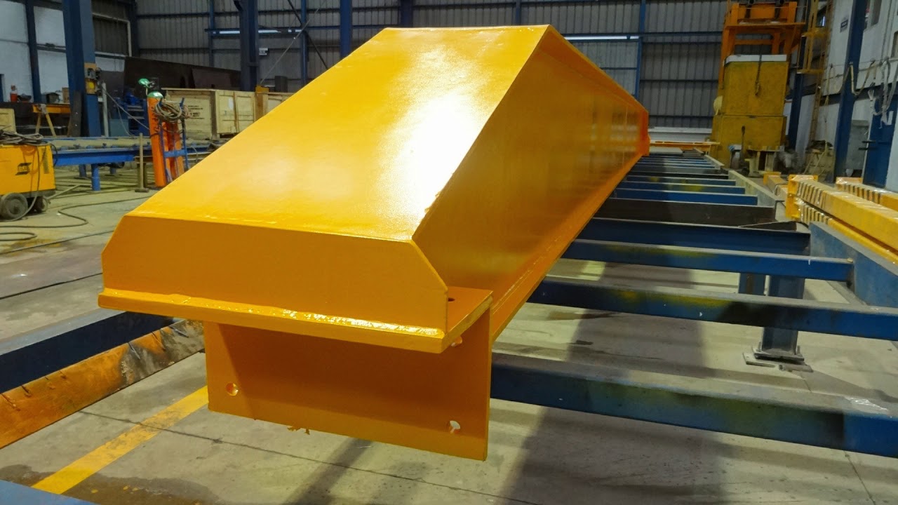 Fabricación de grúa monorriel .