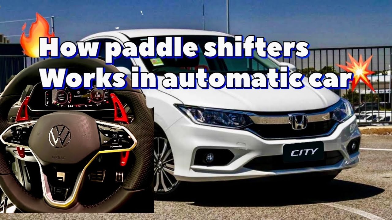 Honda city m laptop laga k rocket bna diya 😱/ how paddle shifters work in automatic car honda city