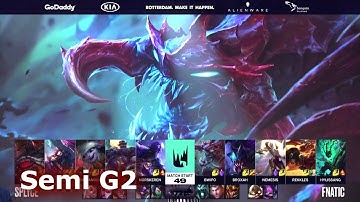 Fnatic vs Splyce - Game 2 | Semi Finals S9 LEC Spring 2019 | FNC vs SPY G2