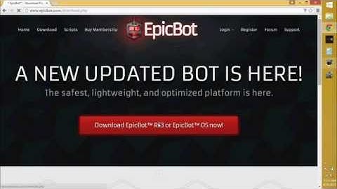 How to install and use epicbot for osrs and rs3