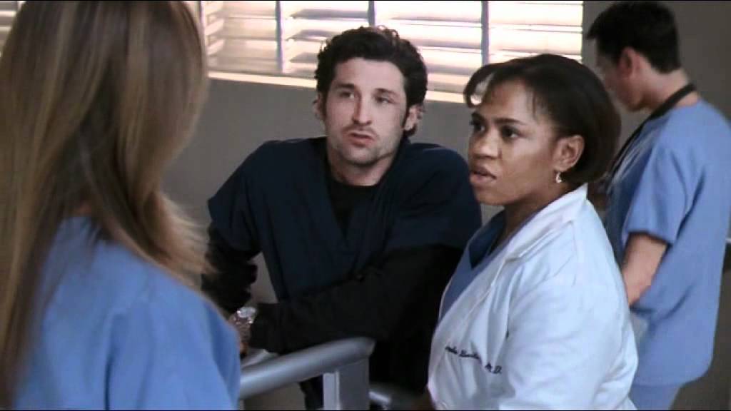derek & meredith  anatomia de grey 1x09