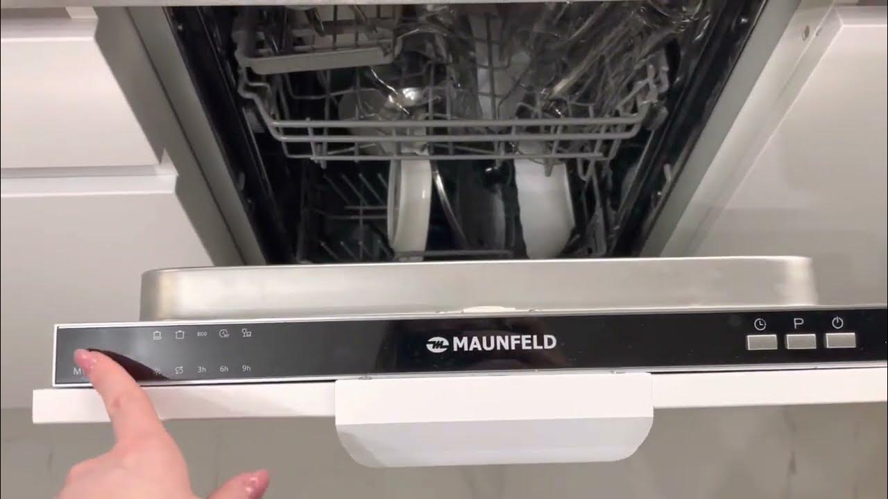 Обзор на посудомоечную машину MAUNFELD MLP-08I#maunfeld #маунфелд - YouTube