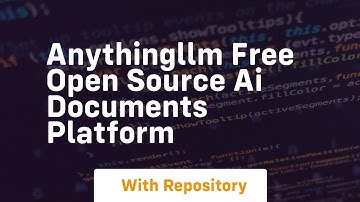 anythingllm free open source ai documents platform