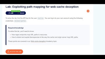 Lab 1 Exploiting path mapping for web cache deception  | HackProof with Sunil  | HackProof  channle