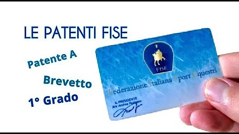 Quanto costa la patente per il cavallo?