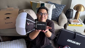 Amaran F22c and Aputure Storm 80c (+ accessories) Chaotic and Awkward Unboxing