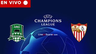 Krasnodar vs Sevilla En vivo Champions League