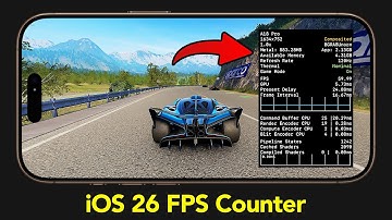 iOS 26 / iPadOS 26 FPS Meter – Enable Metal Performance HUD on iPhone, iPad, Apple TV