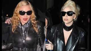 Video thumbnail of "Vocal battle Madonna vs Lady Gaga - La Vie en Rose"