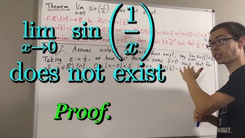 The limit of sin(1/x) as x approaches 0 does not exist (Proof) [ILIEKMATHPHYSICS]