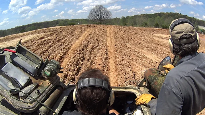 Roger driving the tank - Tank Town USA