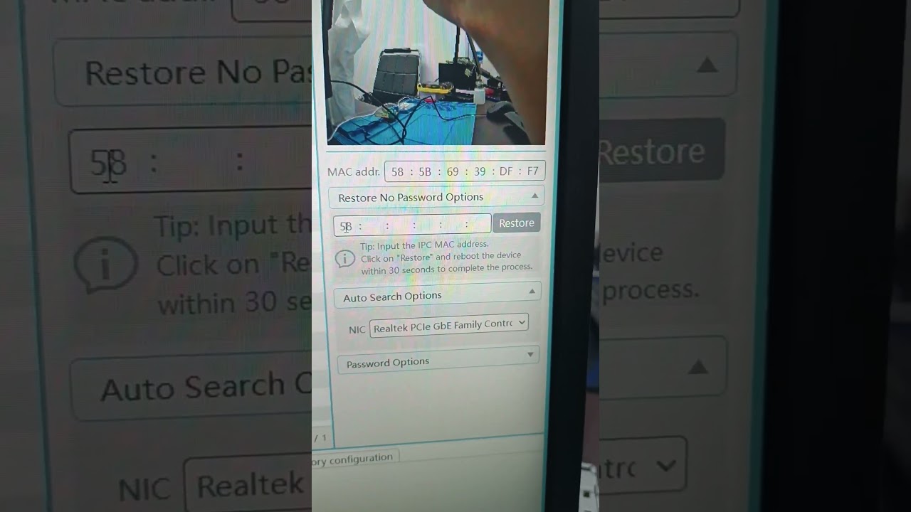 Как сбросить пароль на камере TVT.